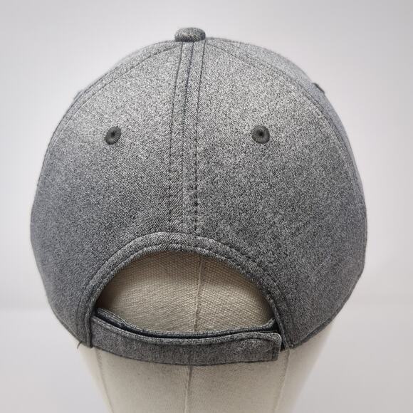 Letter M Strapback Hat Gray One Size Embroidered Logo Comfy Fit Otto - Picture 6 of 10